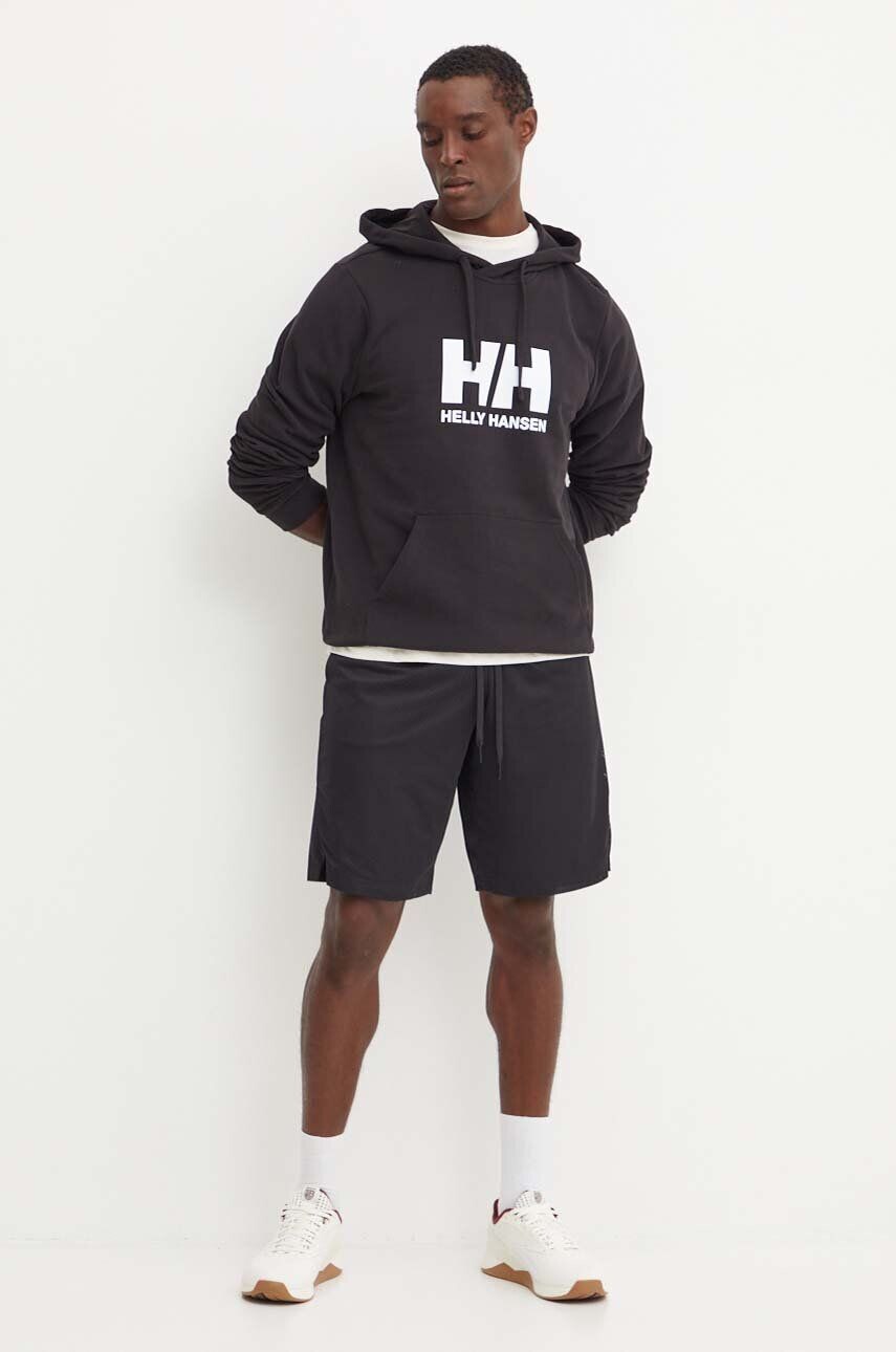 

Толстовка с логотипом HH из хлопка Helly Hansen, черный