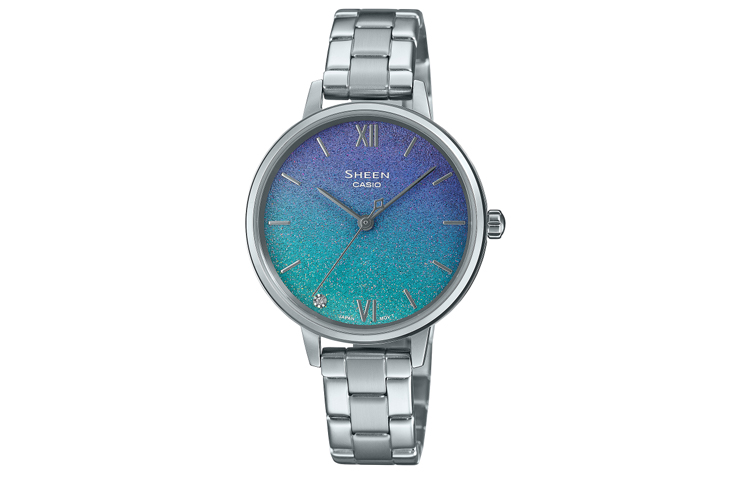 

CASIO Женские синие часы SHEEN SHE-4548D-2A