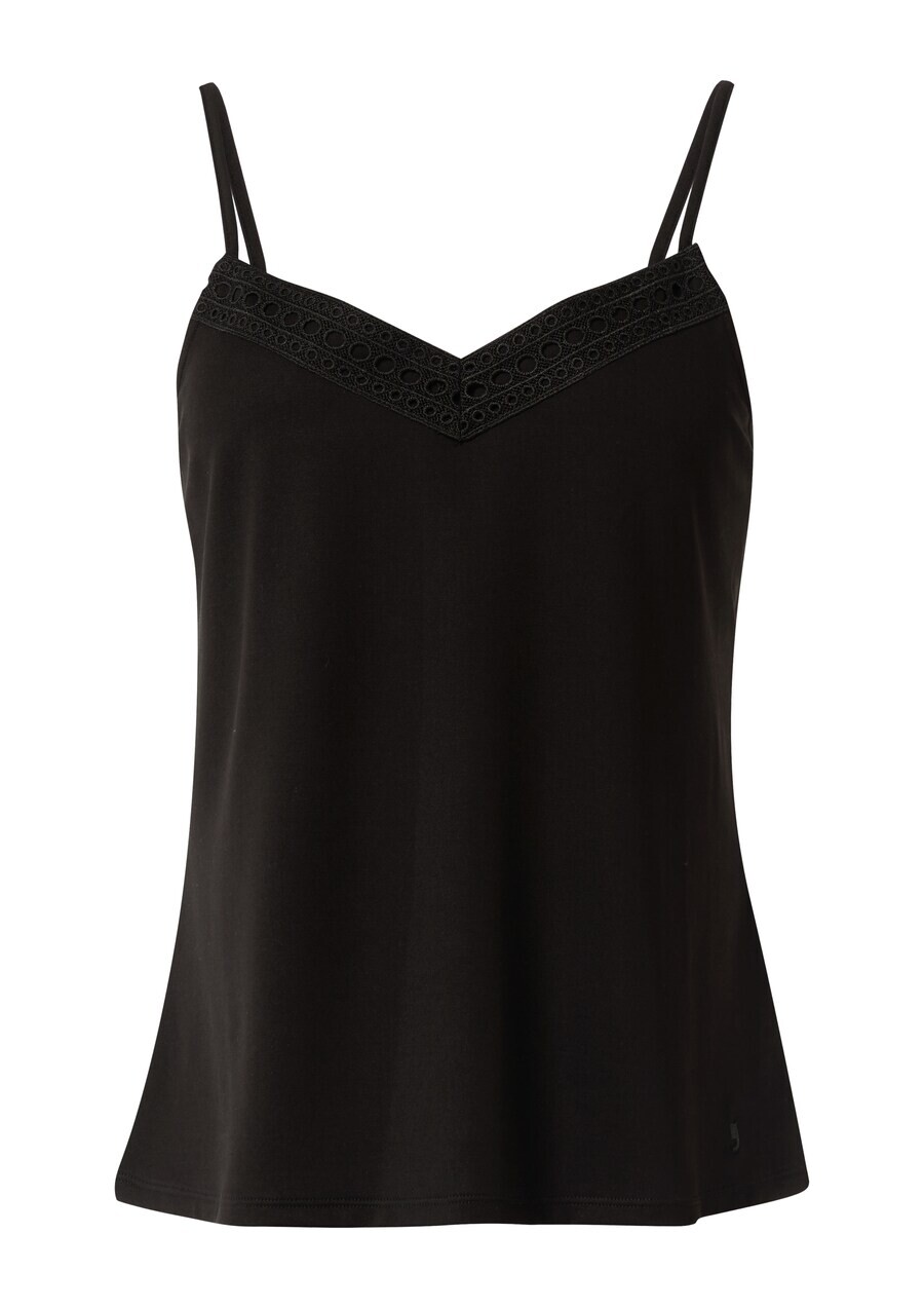 

Кружевной топ COMMA Top, черный