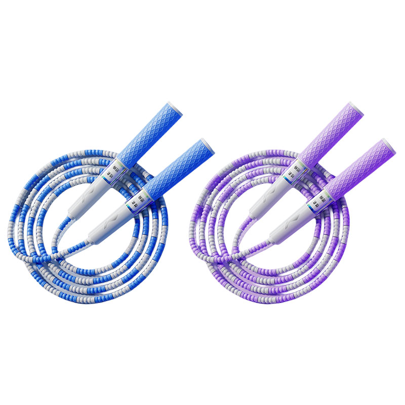 

Скакалка PVC веревка PP ручка Kids 2,8 м LINING, [2 Pack-Purple+Blue]Keep One At School And One At Home.