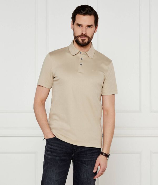 

Рубашка поло Slim fit Boss, желтый