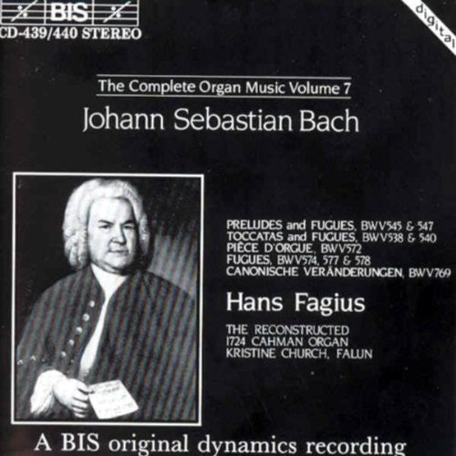 

CD диск Bach / Fagius: Organ Works 7