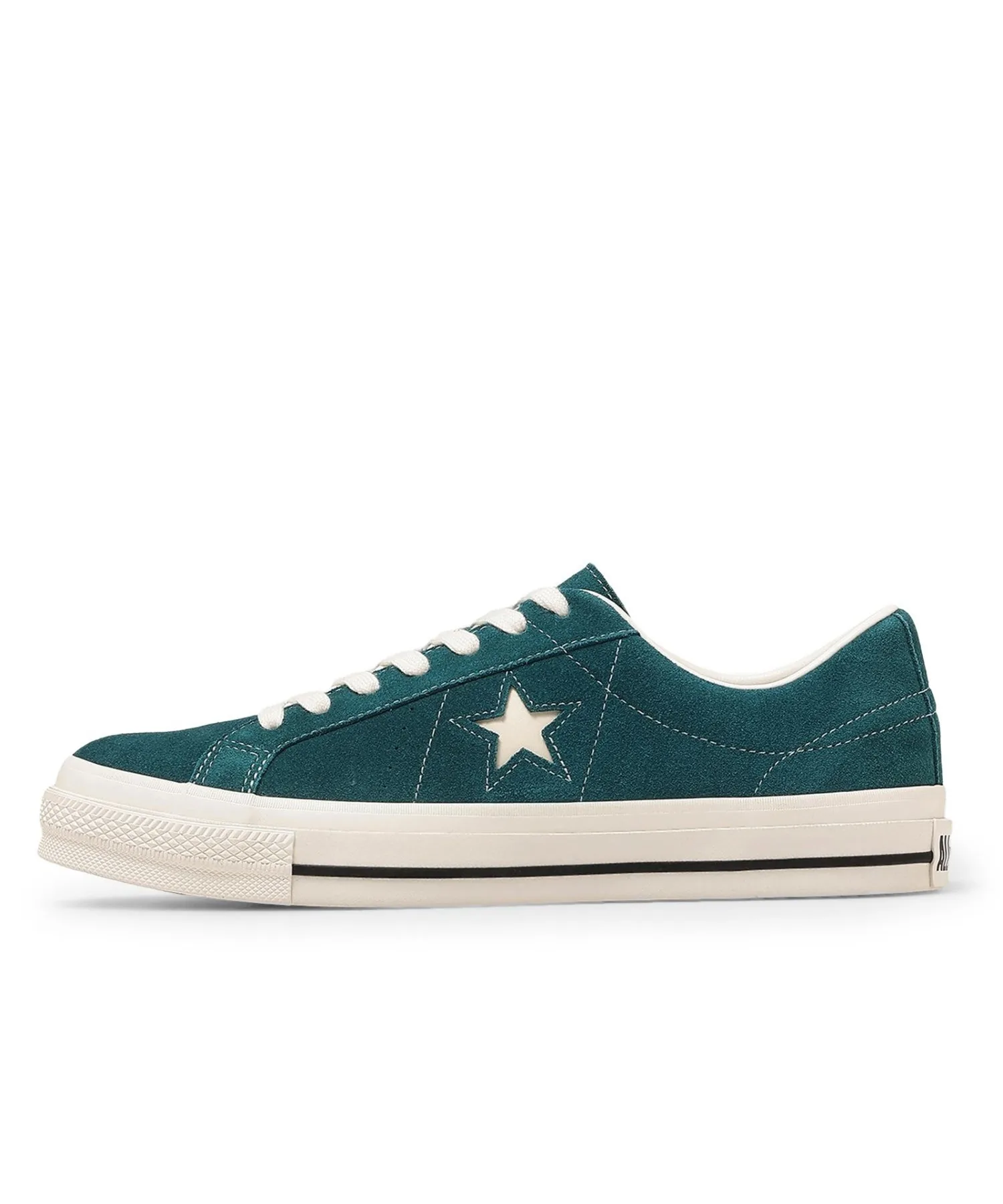Мужские кроссовки из натуральной кожи ONE STAR SUEDE CONVERSE зелёные