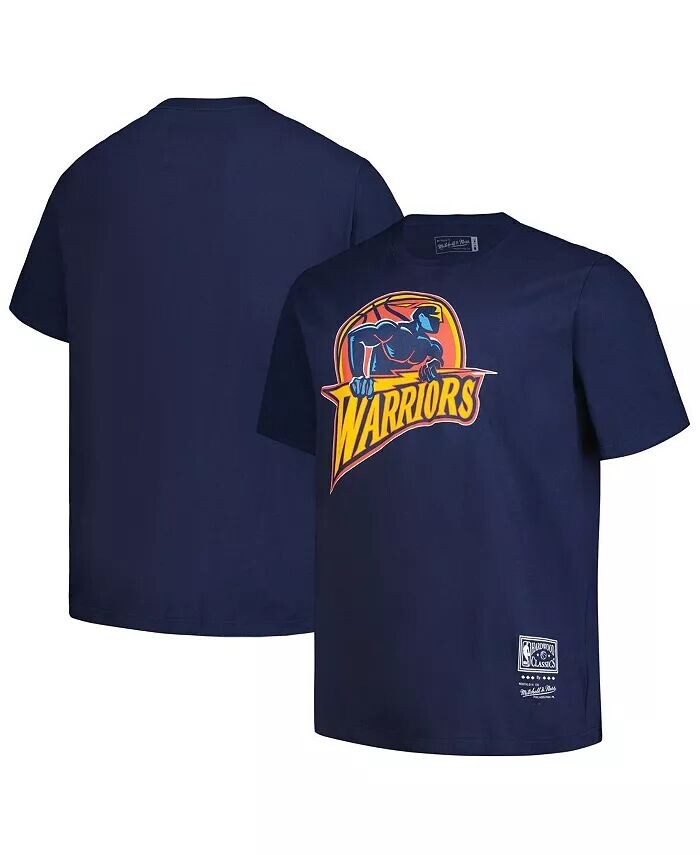 

Футболка мужская Mitchell Ness с винтажным логотипом, синий
