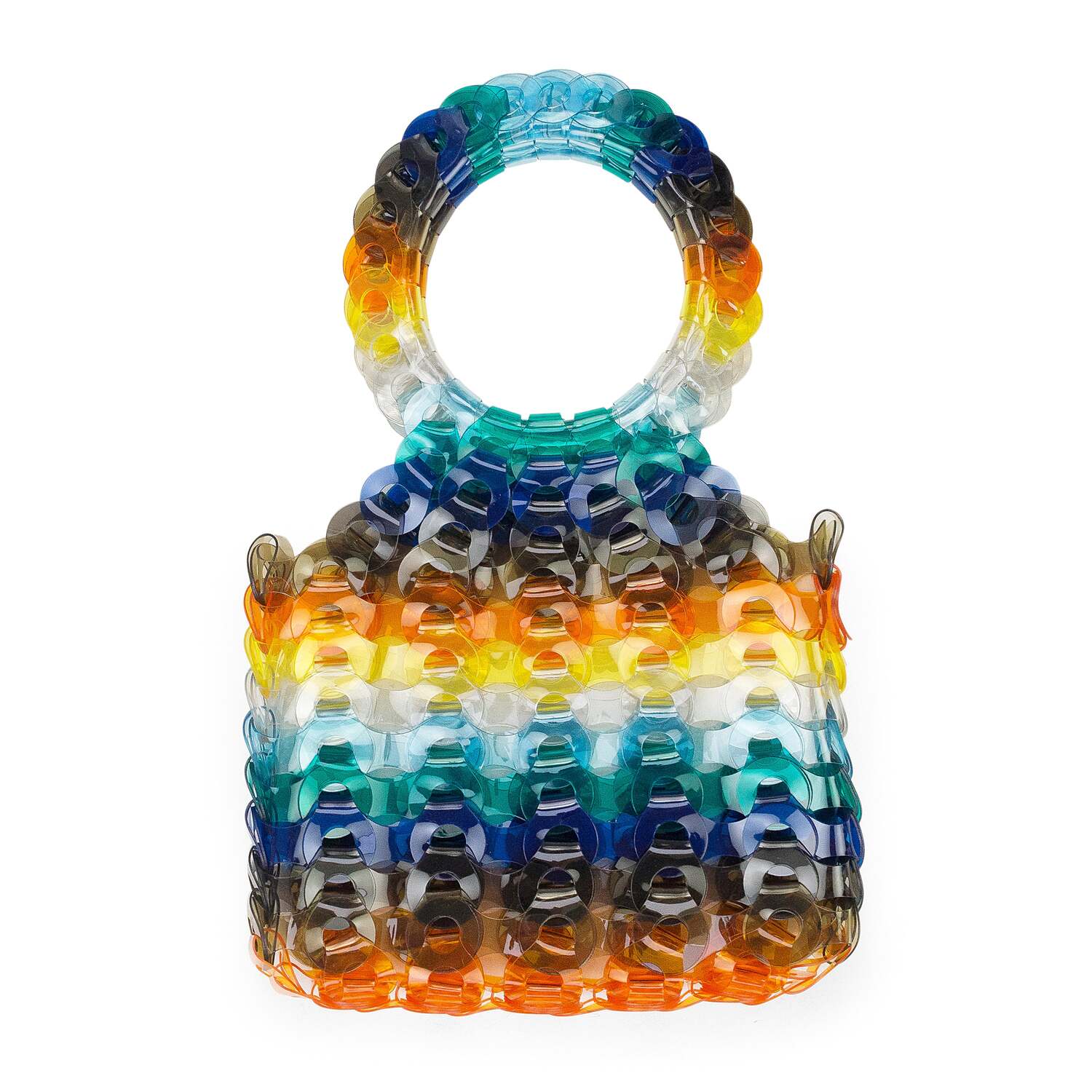 

Многоцветная корзинка крошечная сумка-тоут EE HANDCRAFTED PRODUCTS, мультиколор