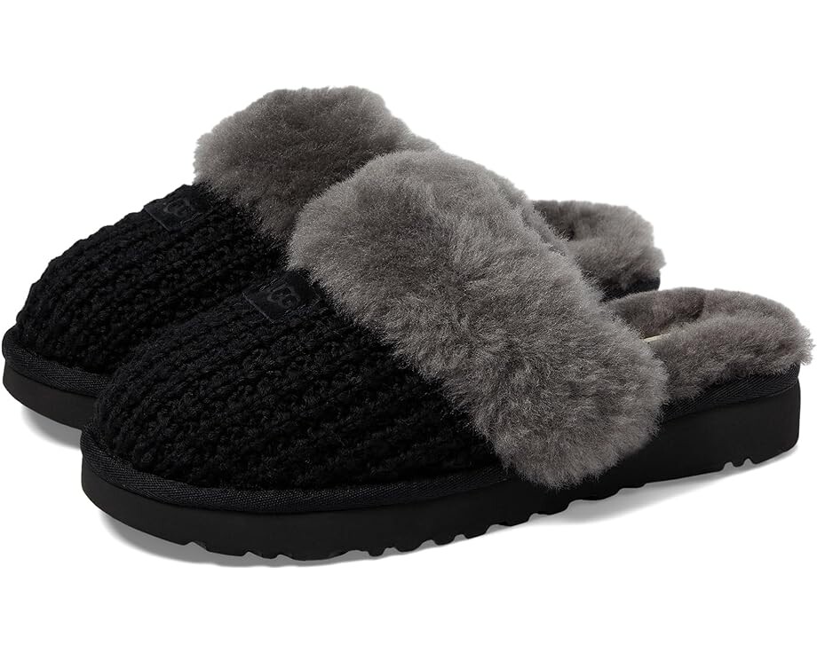 

Тапочки UGG Cozy Knit Slipper, цвет New Black