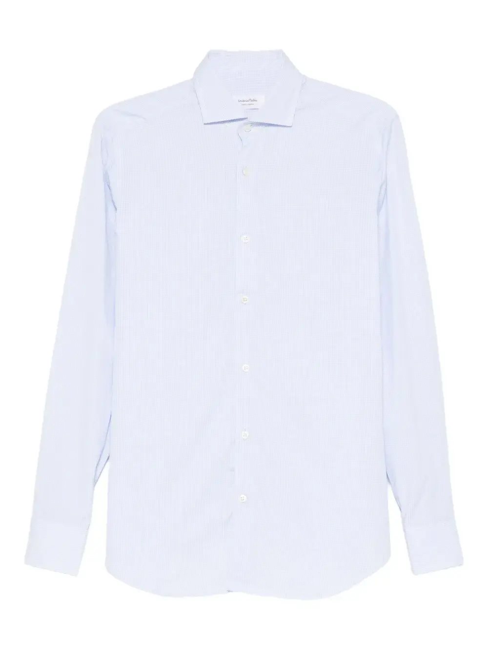 

Клетчатая рубашка на пуговицах Tintoria Mattei, синий