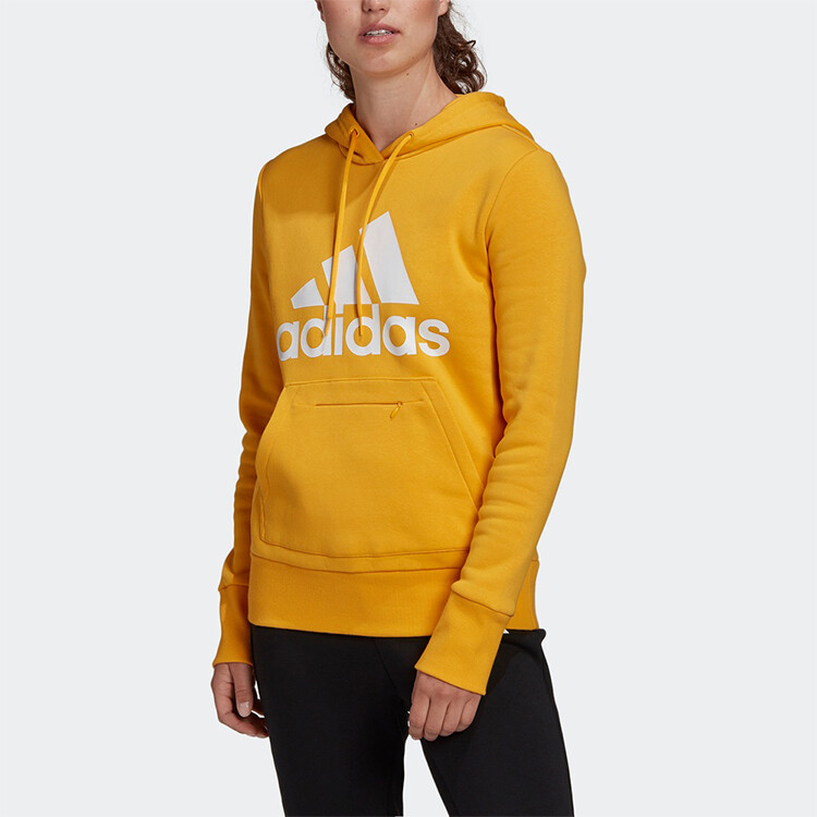 Толстовка женская желтая Adidas — фото 3