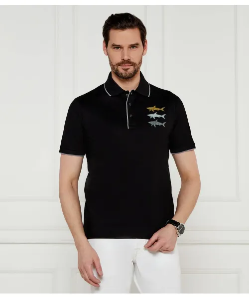 

Футболка поло Regular fit Paul&Shark, черный