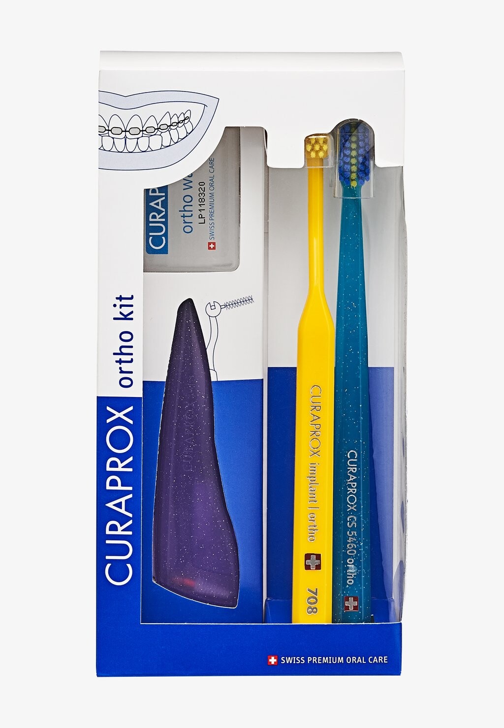 

Уход за зубами ORTHO KIT Curaprox, цвет mixed