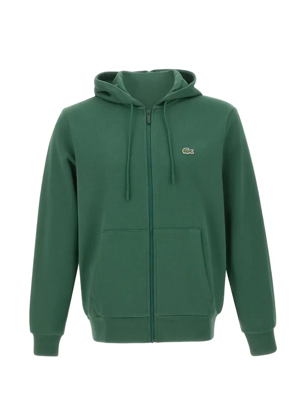 Толстовка Lacoste на молнии с логотипом, зеленый