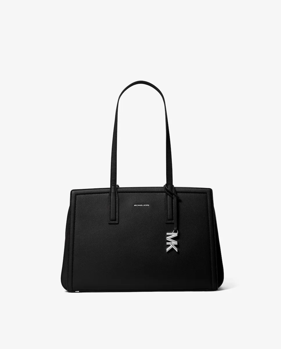 

Сумка-тоут из кожи Laila Michael Michael Kors, черный