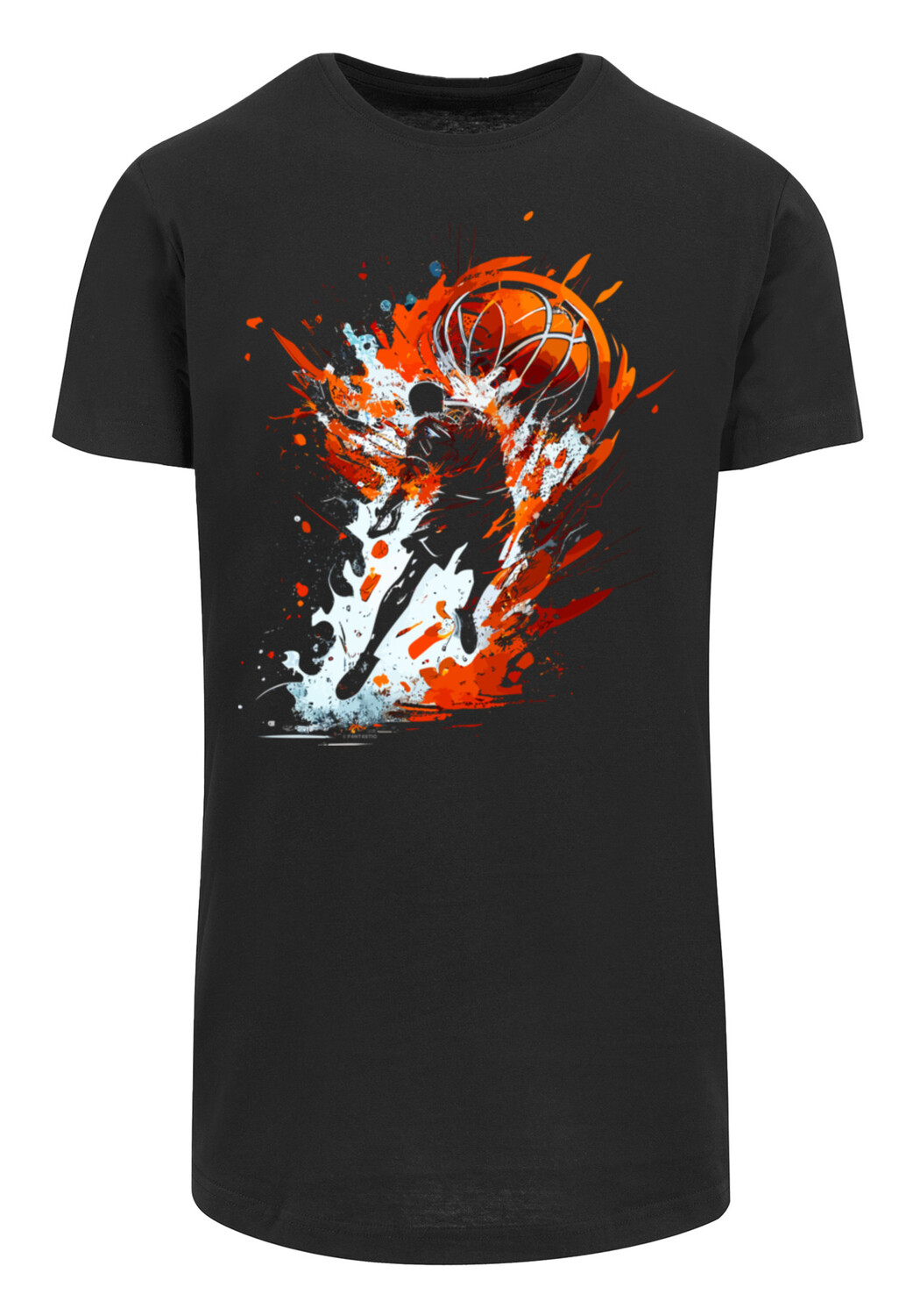 

Футболка F4NT4STIC Basketball Splash Sport LONG, черный