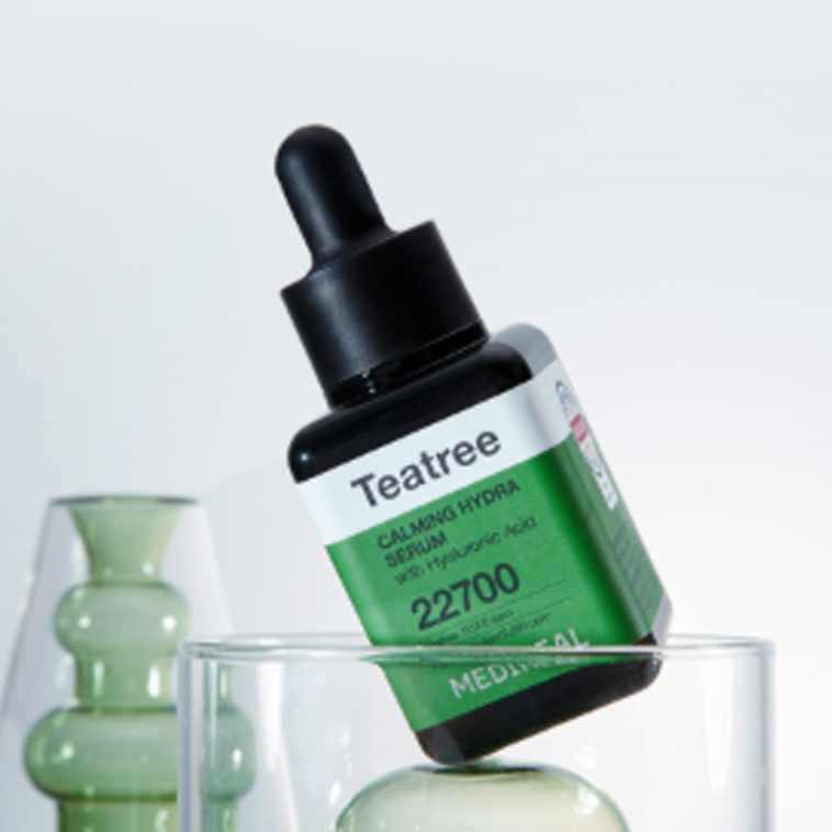 Набор уходовой косметики meidihuier tea tree soothing serums увлажняющий 40мл+100 шт+10 листов MEDIHEAL — фото 3