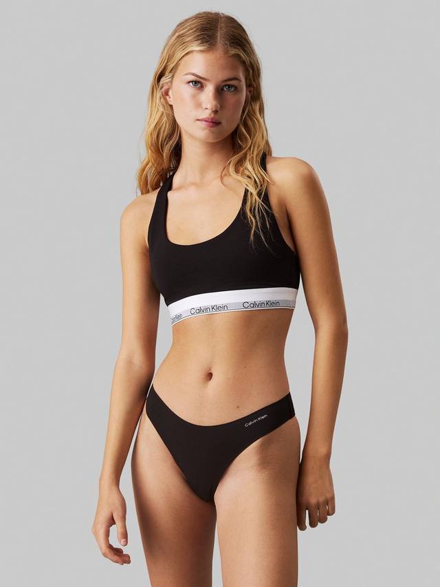 

Современный воздушный бюстгальтер без подкладки для беременных Calvin Klein, черный