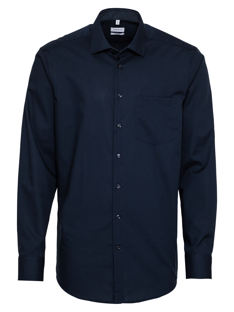 

Рубашка делового покроя Regular Fit SEIDENSTICKER Modern, ночной синий