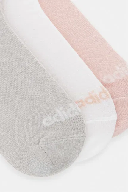Носки 3 шт из эластичного материала Adidas, бежевый — фото 2