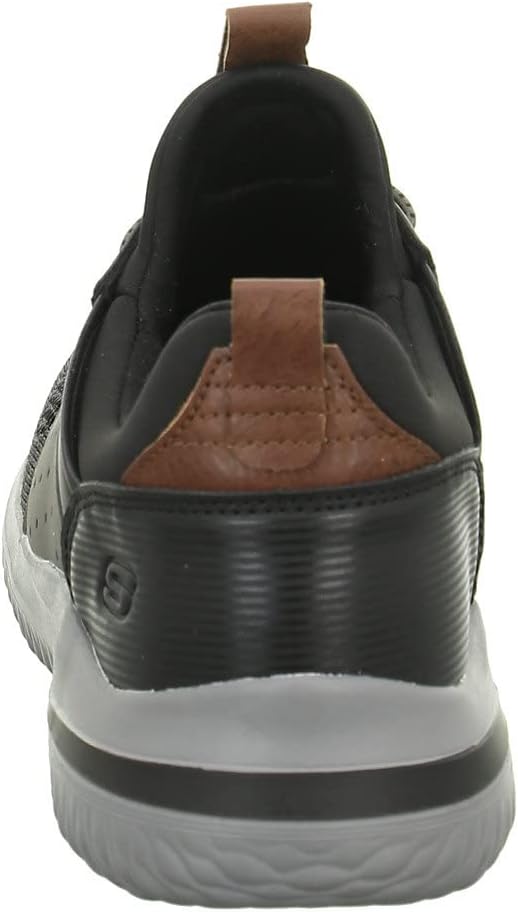 Мужские кроссовки Skechers Delson 3.0 Cicada, черный/серый — фото 4