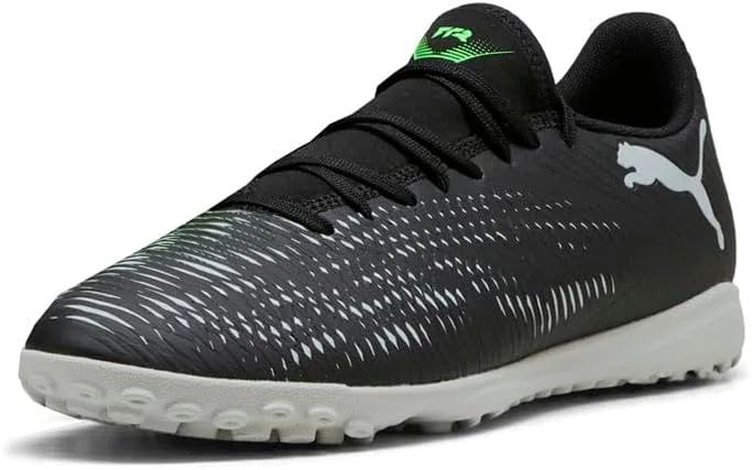 Футбольные бутсы Puma Men's Future 8 Play Turf Trainer, черный/светло-серый/зеленый — фото 3