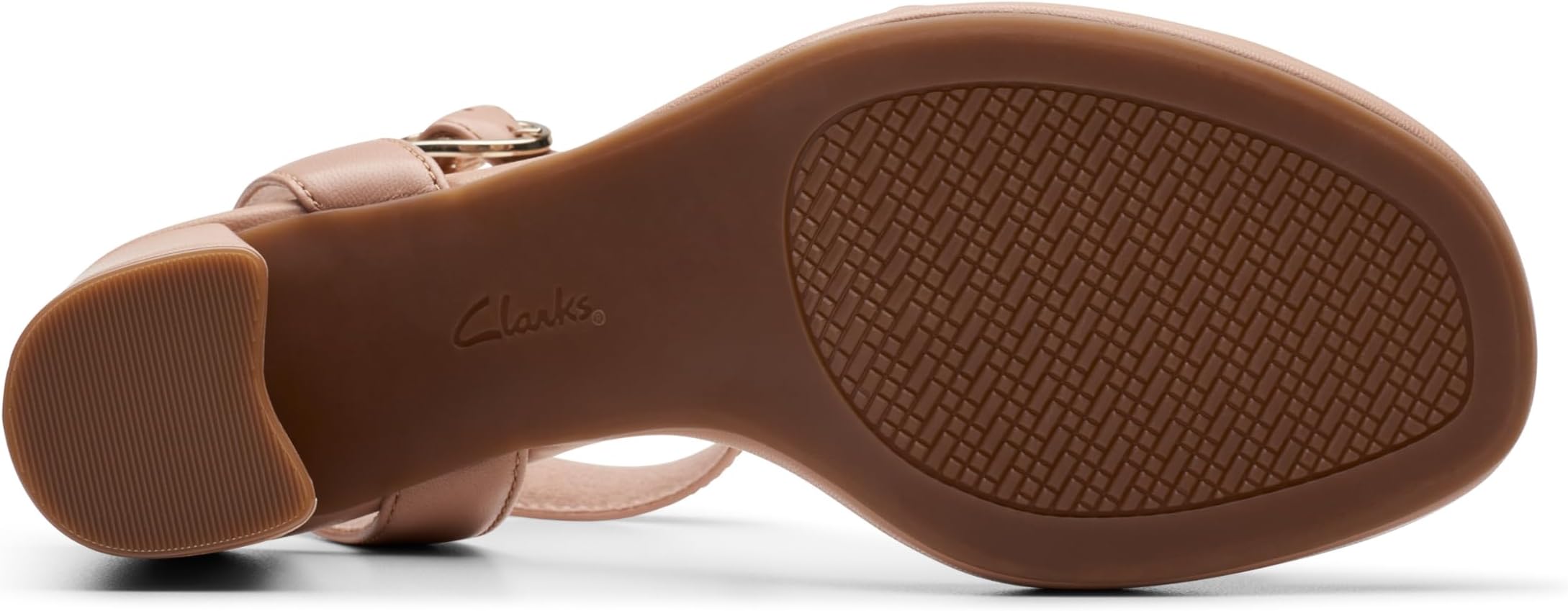 Туфли Clarks AmbyrLyn Bay, Warm Beige Leather — фото 3