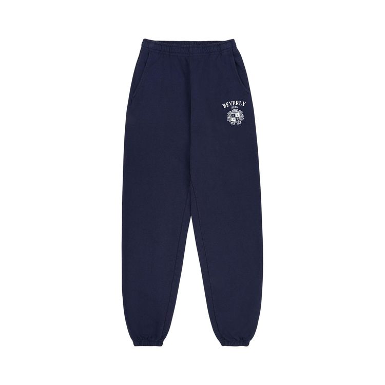 

Брюки Sporty & Rich BH Crest Soft Sweapant 'Dark Navy', синий