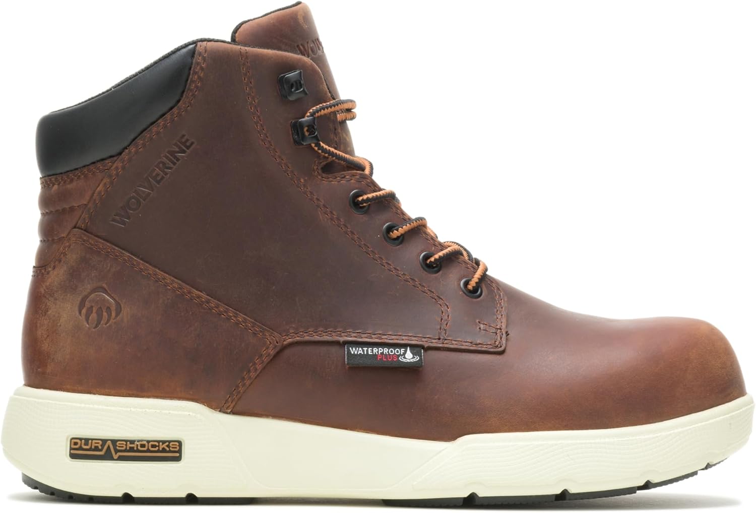 

Мужские ботинки WOLVERINE Kickstart DuraShocks с композитным носком и высотой 15 см, Peanut