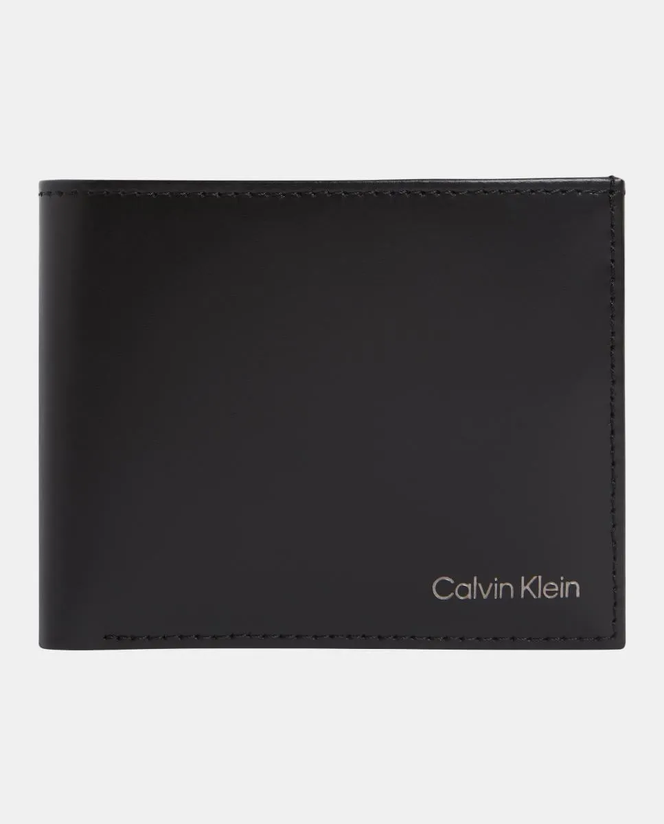 

Кожаный портмоне для мужчин Calvin Klein, черный