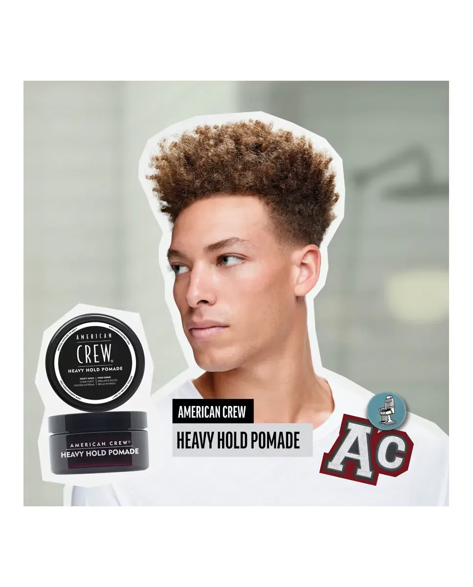Сильный фиксирующий гель Heavy Hold Pomade 85 г American Crew — фото 3