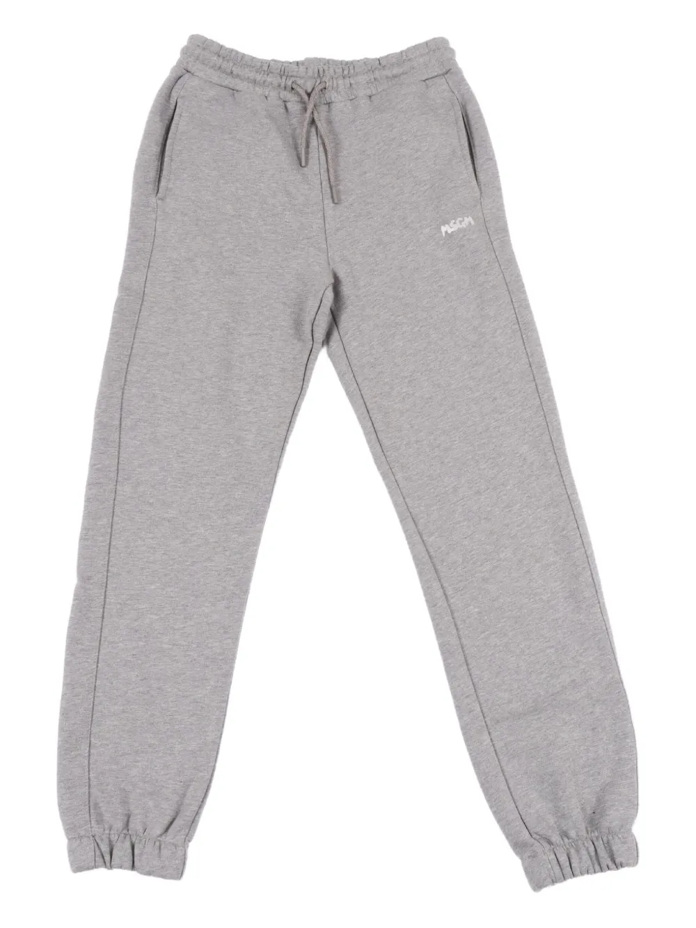 

Тренировочные штаны с вышитым логотипом MSGM Kids, серый