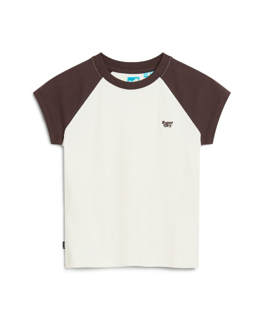 

Футболка Superdry, цвет Brown/White