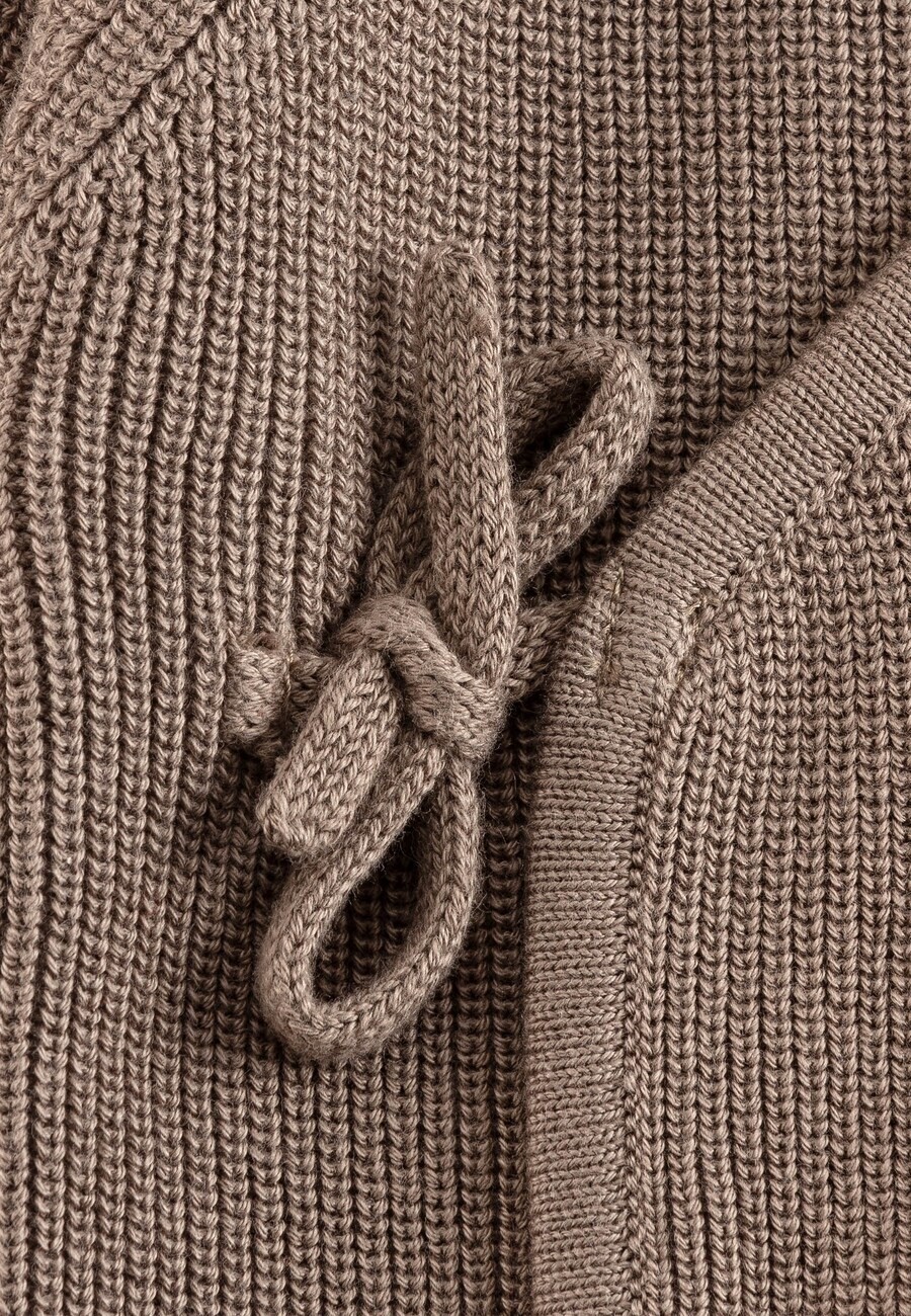 Вязаный кардиган STERNTALER Knit Cardigan, коричневый — фото 4