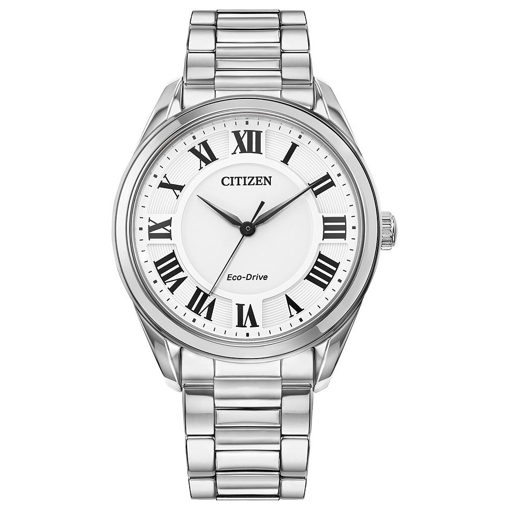 

Женские часы Citizen Eco-Drive Arezzo из нержавеющей стали с римским акцентом на циферблате - EM0970-53A, цвет Silver