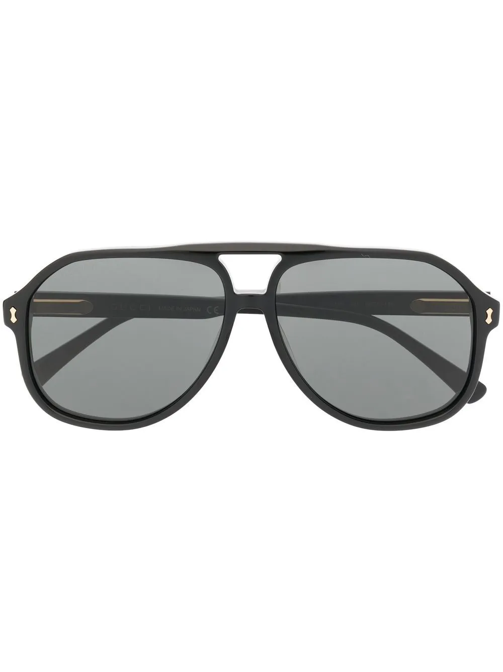 

Солнцезащитные очки-пилоты Gucci Eyewear, черный