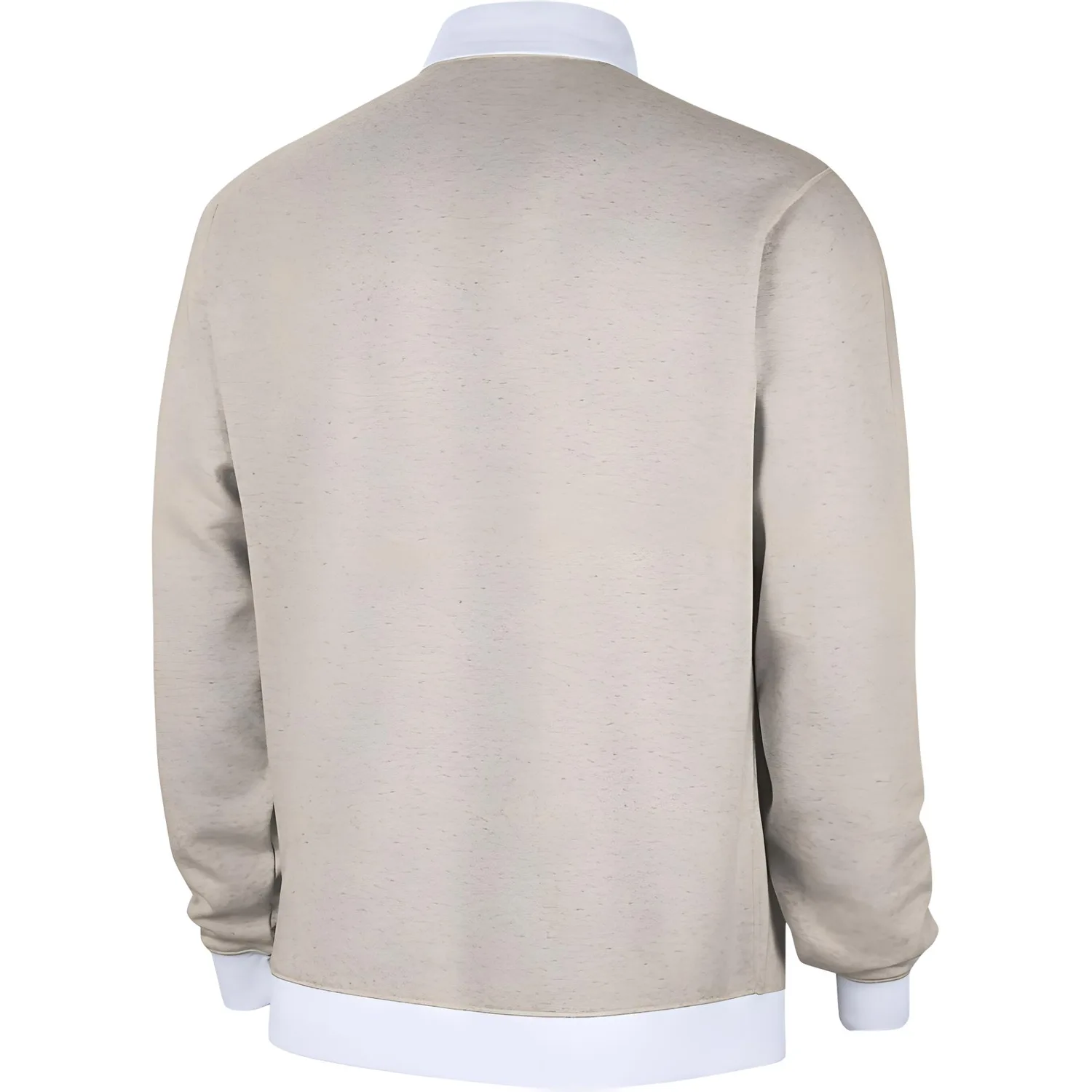 Футболка-поло с длинным рукавом Unc Club Fleece мужская Nike, Birch Wood/Heather/White/Courage Blue — фото 4