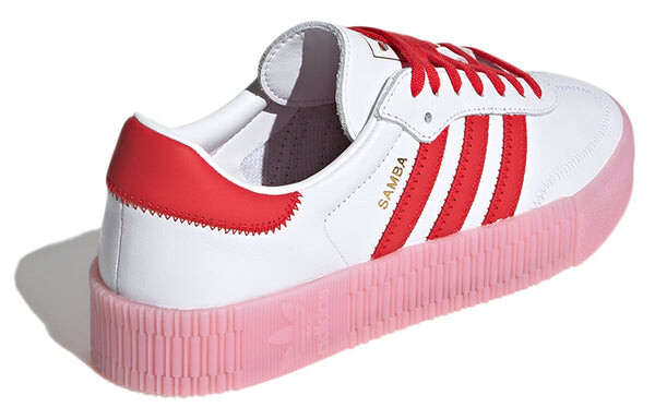 Кроссовки (WMNS) adidas originals Sambarose 'White Red', белый — фото 4