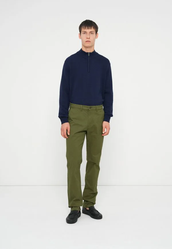 Классические брюки прямого кроя Gap, Army Jacket Green — фото 2