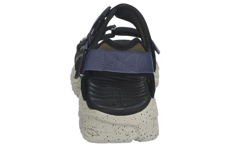 Пляжные сандалии Stamina Sandal мужские оливково-черные Skechers — фото 4