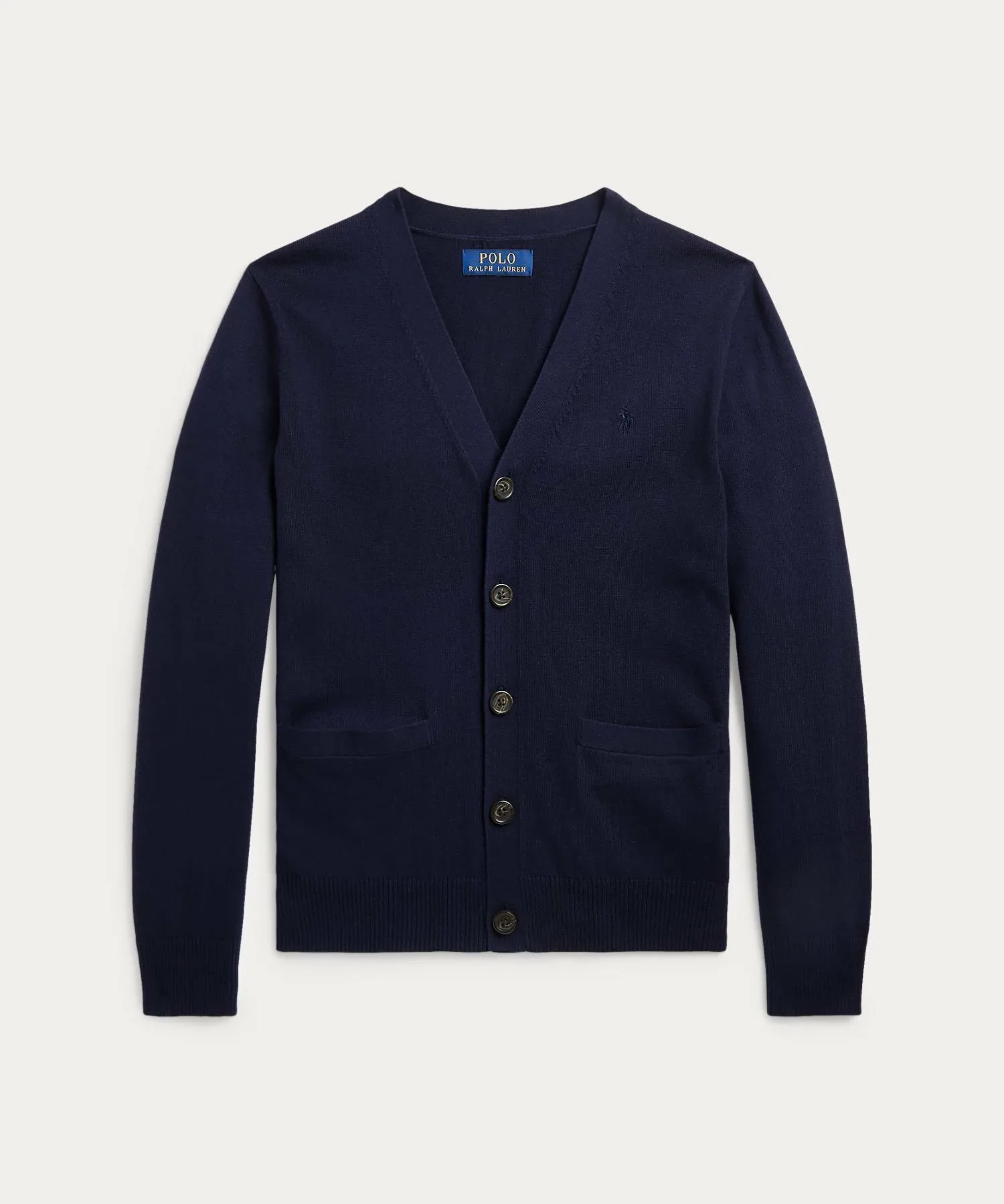 Хлопковый кардиган с V-образным вырезом (Для мальчиков 8-20 лет) Polo Ralph Lauren, 410 Navy