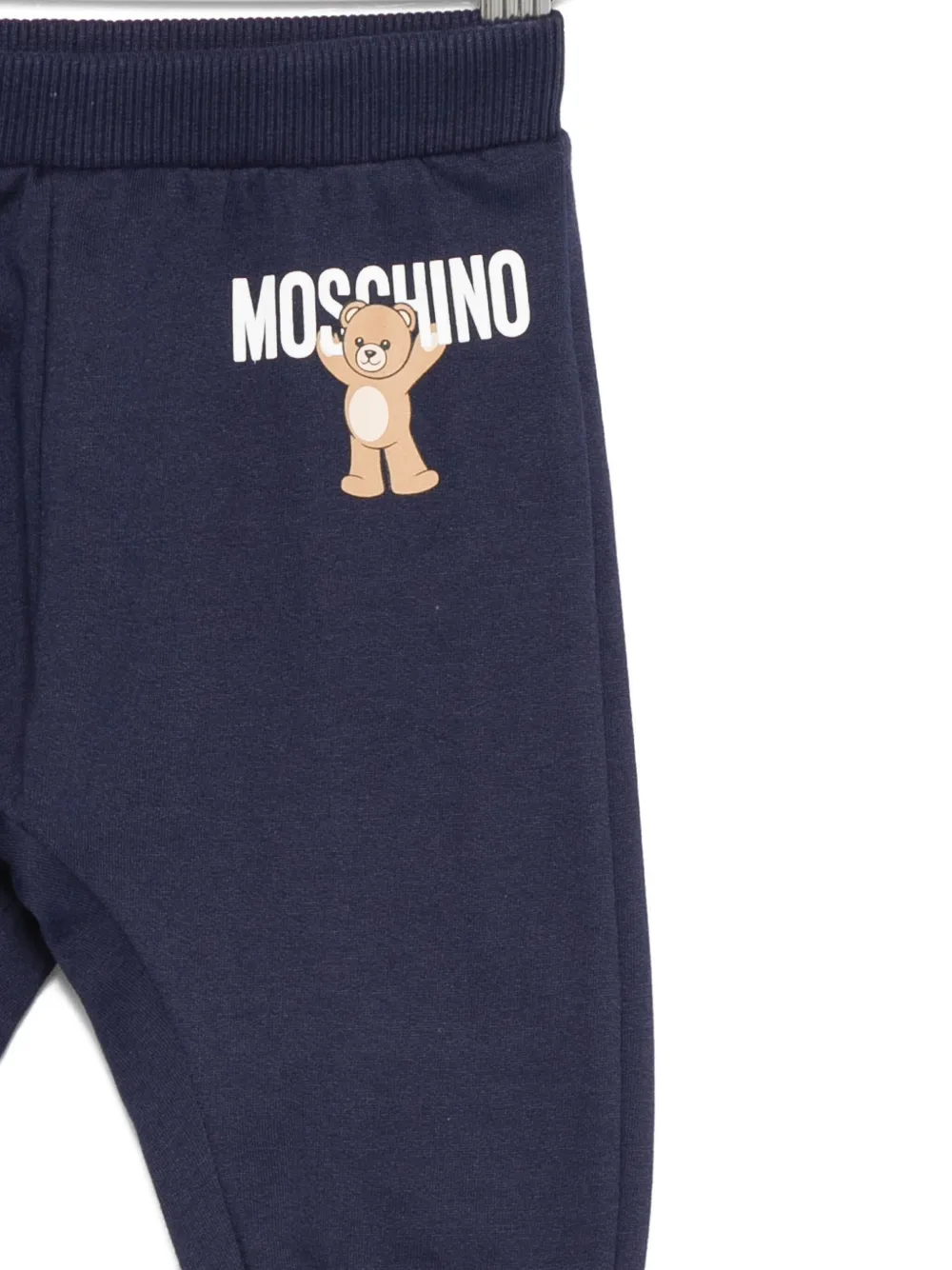 Спортивные штаны с принтом тедди Moschino Kids, синий — фото 3