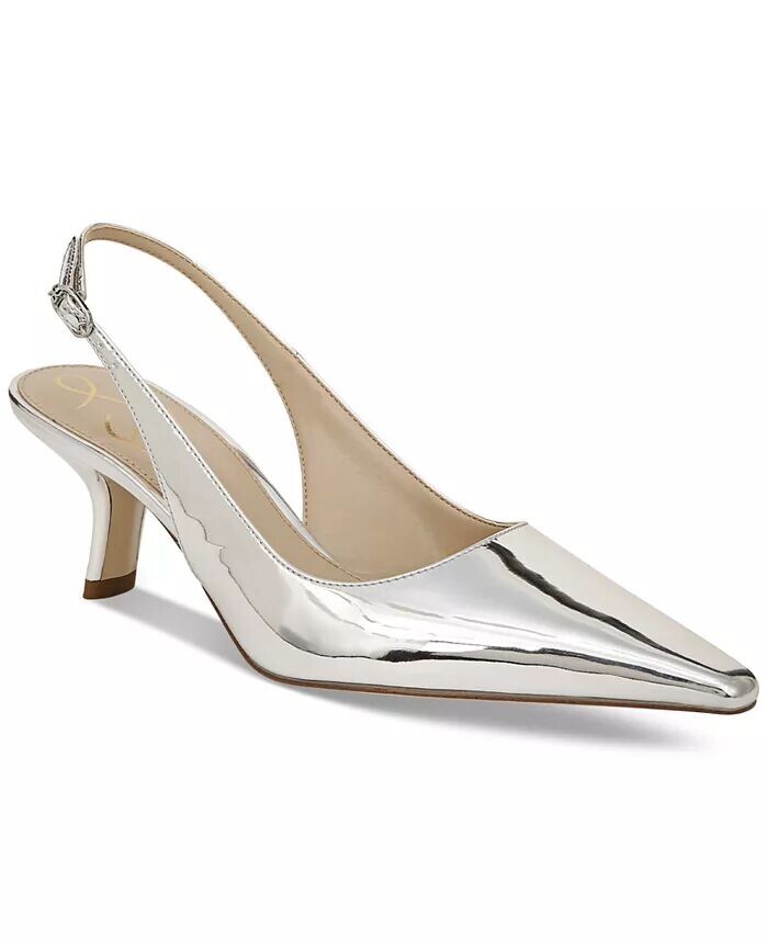 

Женские туфли-лодочки Bianka на каблуке-рюкзаке с открытой пяткой Sam Edelman, коричневый