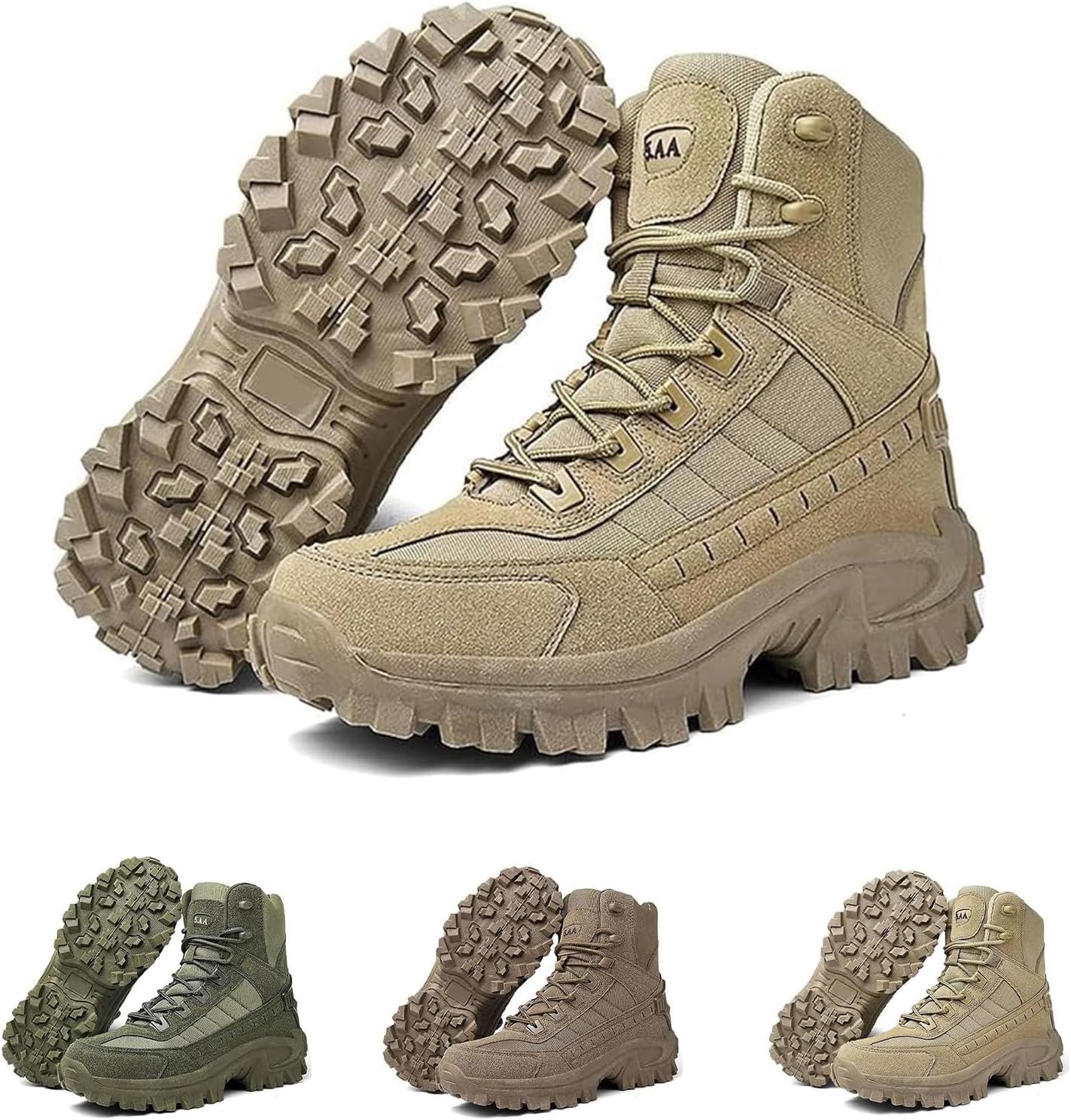 

Мужские ботинки Dallade, ортопедические ботинки с защитой от проколов, водонепроницаемые ботинки для походов с поддержкой голеностопа Generic, Sand