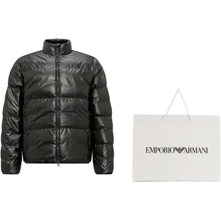 Куртка пуховик мужская черная FW23 EMPORIO ARMANI — фото 4