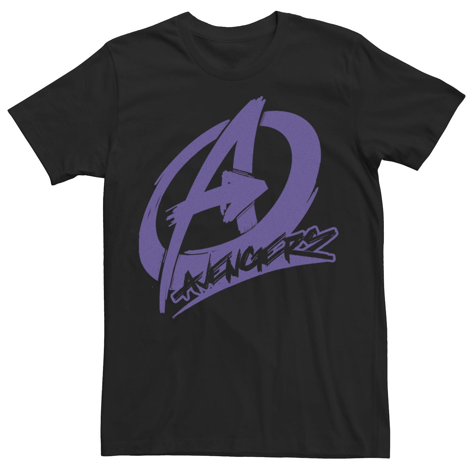 

Мужская футболка с текстовым логотипом Marvel Avengers, нарисованным распылением Licensed Character