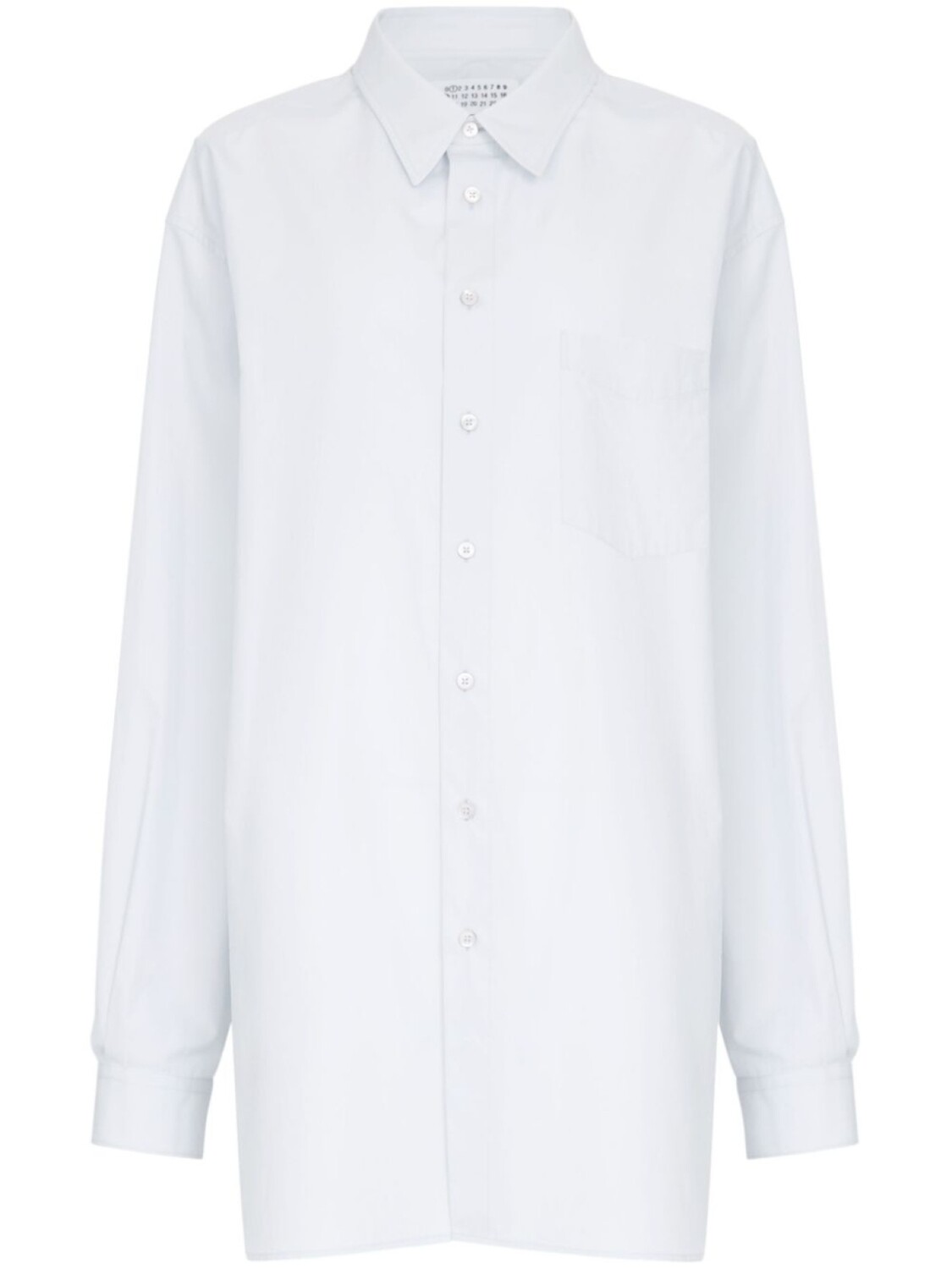 

Длинная рубашка Maison Margiela, белый