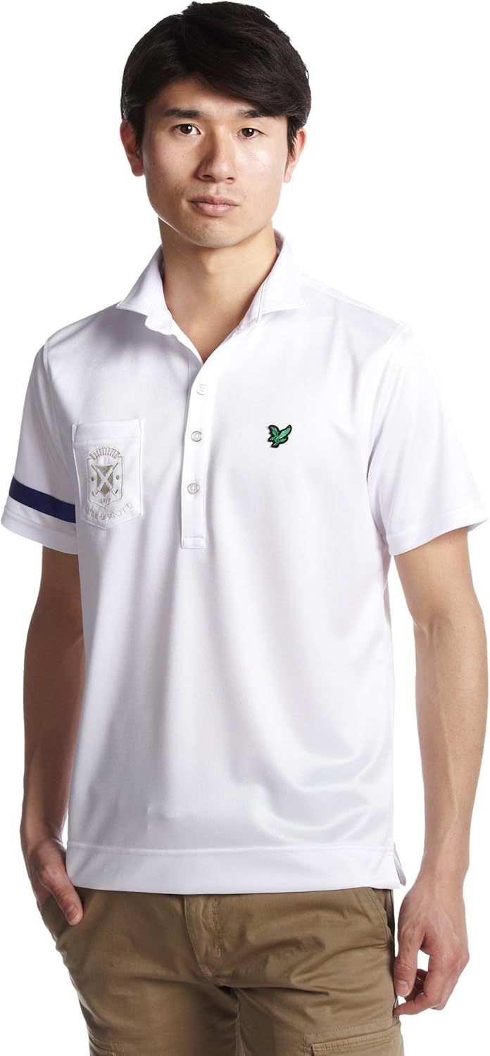 

Влагоотводящая быстросохнущая рубашка-поло Lyle & Scott, белый