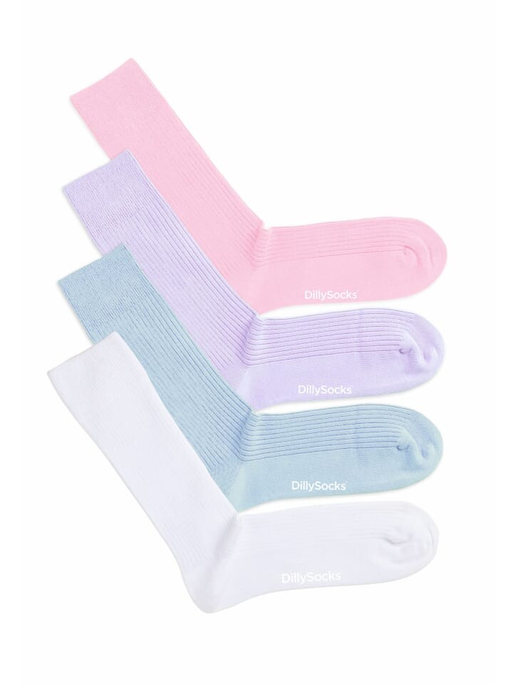 

Носки DillySocks 4er-Pack Socken Premium Ribbed Collection, разноцветный