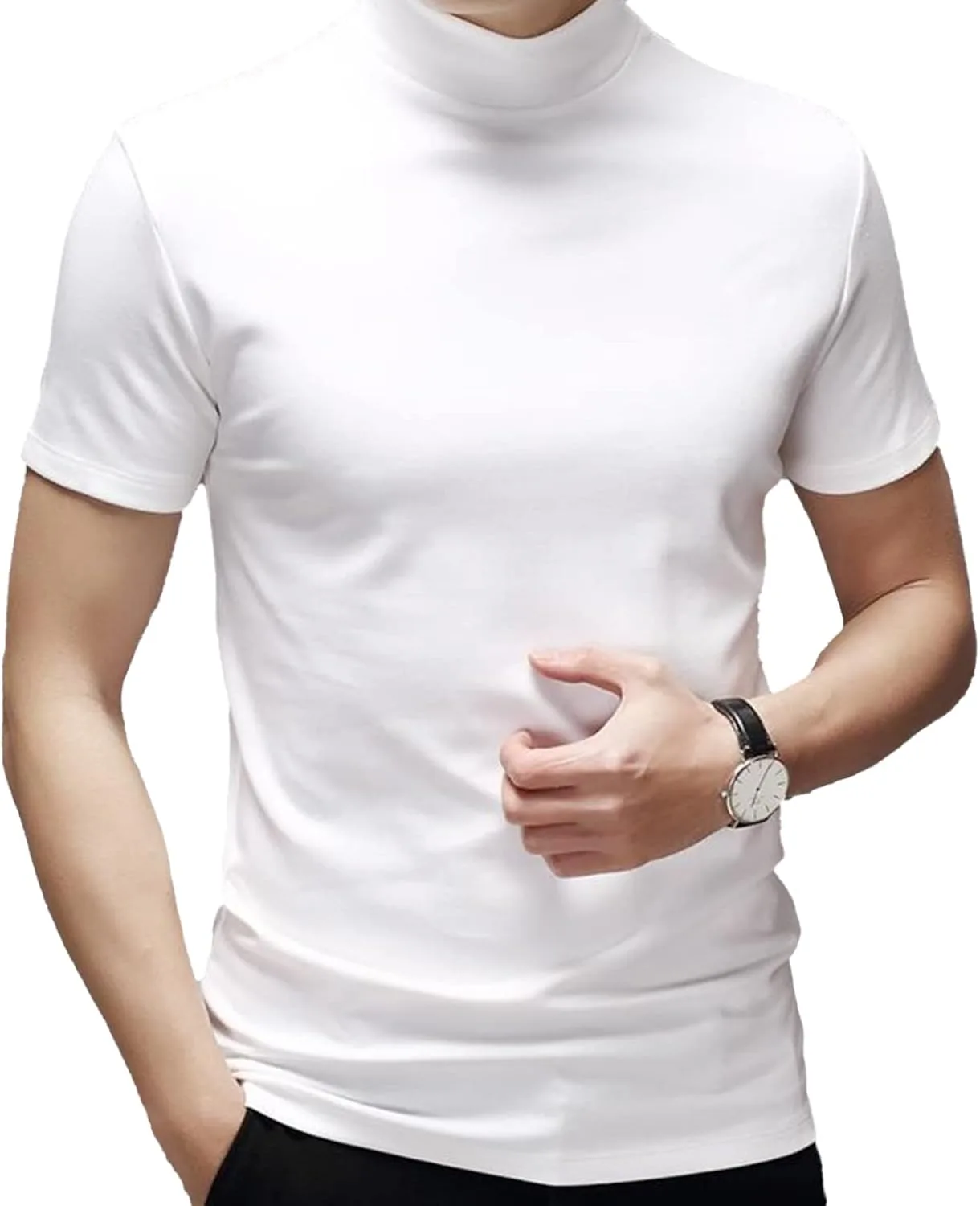

Мужская водолазка с коротким рукавом Slim Fit TSSOE