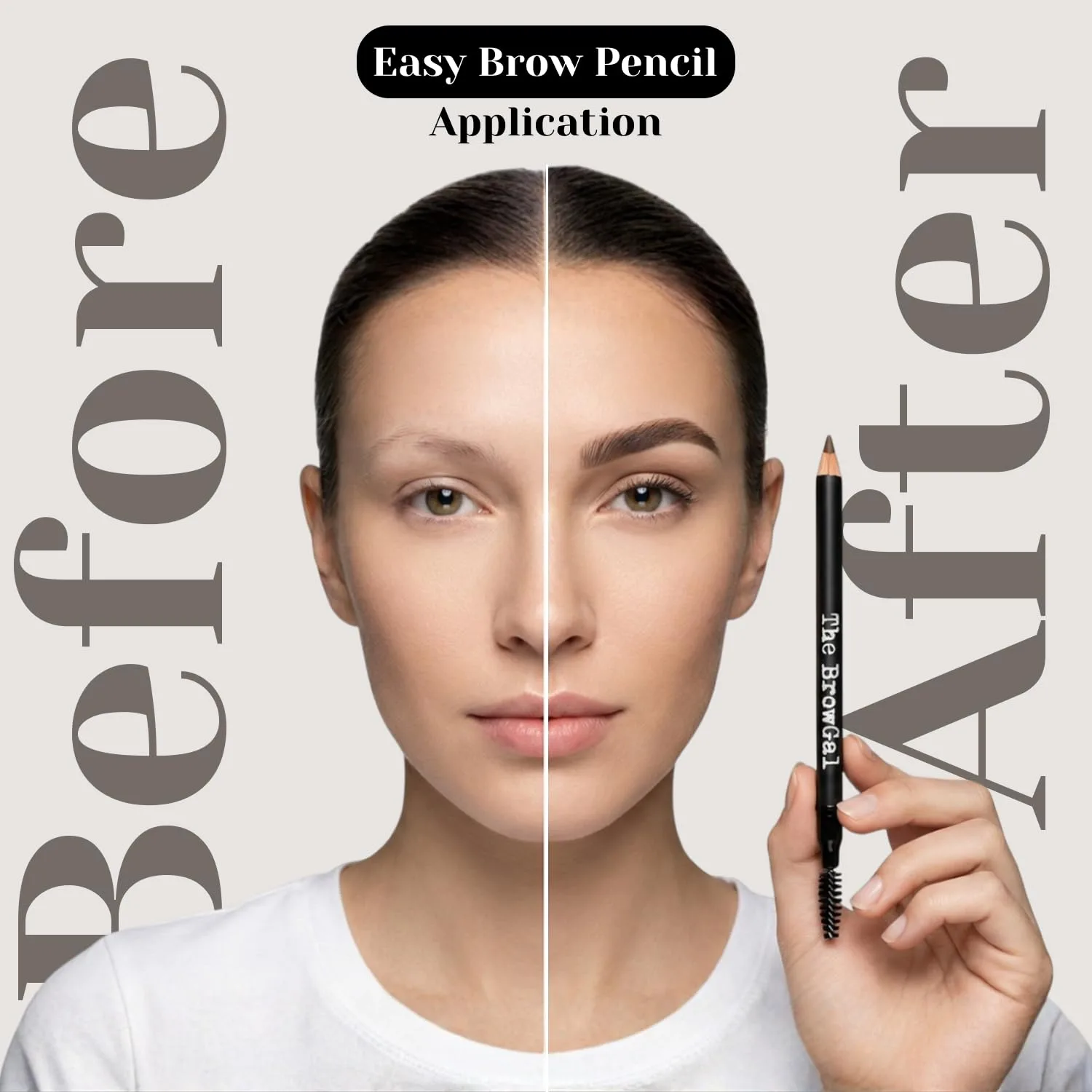 3 в 1, Skinny Eyebrow Pencil - 02 с колпачком-точилкой и щеточкой для бровей, рисует тонкие волоски и заполняет пробелы, стойкий, длительное ношение, 7.4 дюйма, Espresso The Browgal, Espresso — фото 2