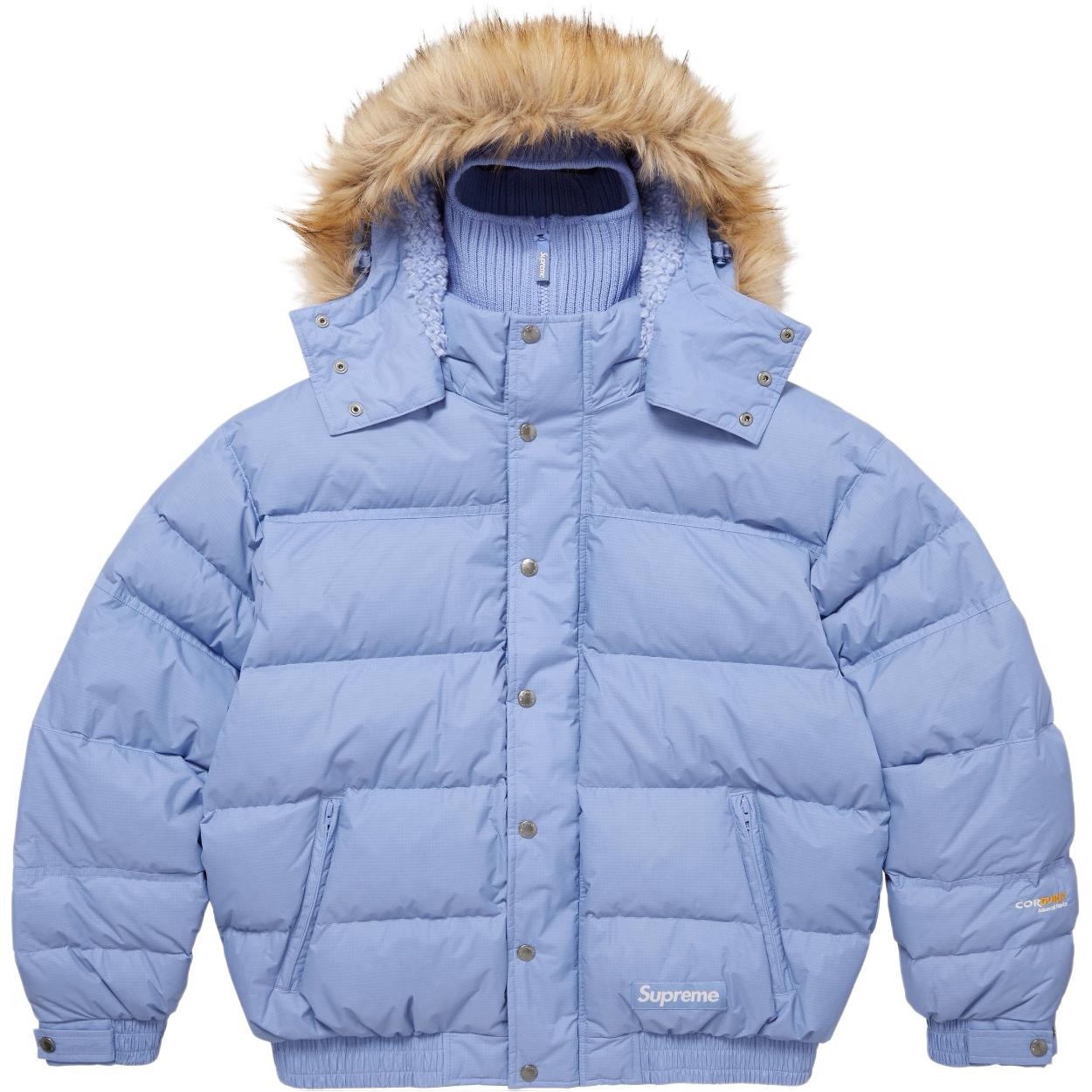 

Неделя 14 Маска для лица Пуховая куртка с наполнителем 700 Пуховая куртка унисекс Supreme, светлый синий/светлый синий