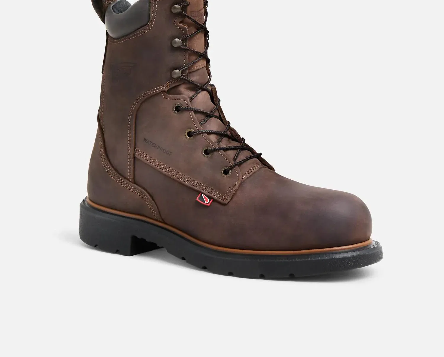 Red Wing Shoes Мужские водонепроницаемые защитные ботинки Dynaforce высотой 8 дюймов с утеплителем, коричневого цвета — фото 3